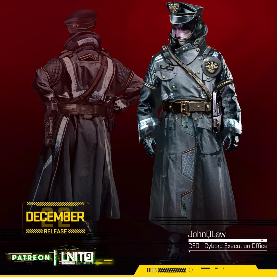 JOHNQLAW - CEO Cyborg Execution Office / 4 Styles / December 2022 / Sci ...