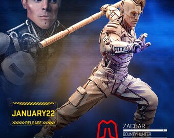 ZACHAR - Bounty Hunter / January 2022 / Sci-Fi Cyberpunk / UNIT9