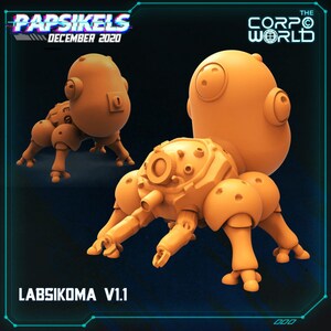Labsikoma V1.1 / Ficção Científica Cyberpunk / Papsikels