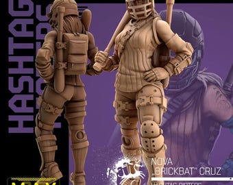 Nova “Brickbat” Cruz - Hashtag Rioters / 2 Styles / May 2025 / Sci-Fi Cyberpunk / UNIT9