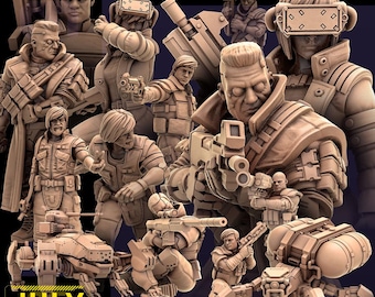 July 2026 Fullset (-10%) + FREE TERRAIN / Sci-Fi Cyberpunk / UNIT9