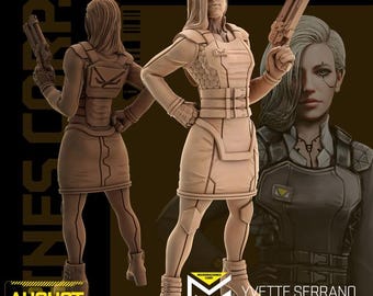 Yvette Serrano - Micromachines Corp. / 2 Styles / August 2025 / Sci-Fi Cyberpunk / UNIT9