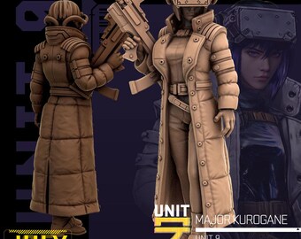 Major Kurogane - UNIT9 / 3 Styles / July 2026 / Sci-Fi Cyberpunk / UNIT9