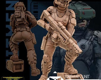 Unit Greyfall - Killer and Hitmen / 2 Styles / January 2026 / Sci-Fi Cyberpunk / UNIT9