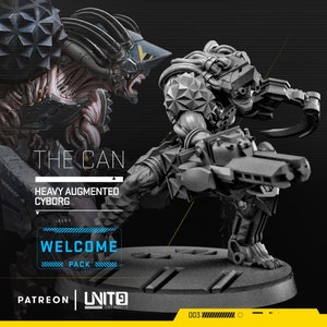 THE CAN - Heavy Augmented Cyborg / Welcome Pack / Juni 2020 / Sci-Fi Cyberpunk / UNIT9