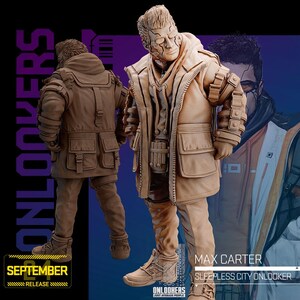 Max Carter - SCHLAFLOSER STADTBESCHAUER / 2 Styles / September 2024 / Sci-Fi Cyberpunk / UNIT9