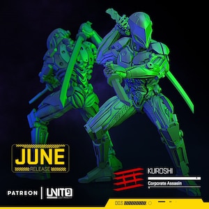 KUROSHI - Corporate Assassin / Juni 2021 / Sci-Fi Cyberpunk / UNIT9