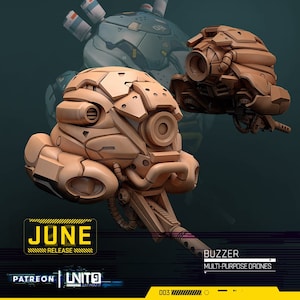 BUZZER V2 - Multi-Purpose Drones / 2 Styles / June 2022 / Sci-Fi Cyberpunk / UNIT9