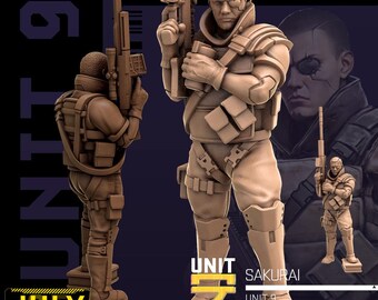 Sakurai - UNIT9 / 2 Styles / July 2026 / Sci-Fi Cyberpunk / UNIT9