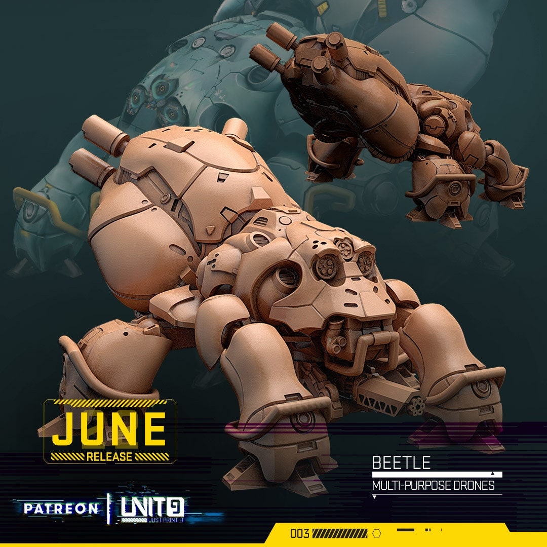 BEETLE - Multi-Purpose Drones / June 2022 / Sci-Fi Cyberpunk / UNIT9
