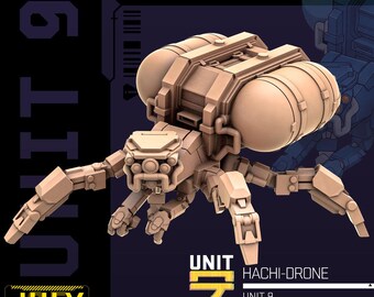 Hachi-drone - UNIT9 / 2 Styles / July 2026 / Sci-Fi Cyberpunk / UNIT9