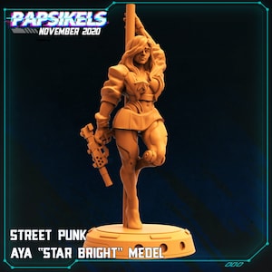Street Punk Aya / Cyberpunk Sci-Fi / Papsikels