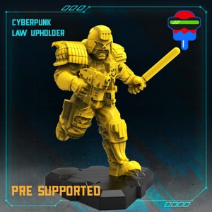 Defensor da Lei Cyberpunk / Ficção Científica Cyberpunk / Papsikels