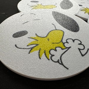 Coaster / Untersetzer / Bierdeckel Snoopy Love 4er Set Bild 2