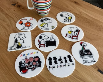 Coaster Friends Snoopy / Sottobicchieri / Decorazioni da parete Parte 2