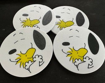 Coaster / Untersetzer / Bierdeckel Snoopy Love 4er Set