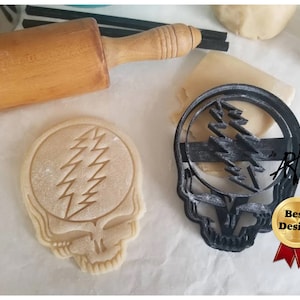 Grateful Dead Steal Your Face Cookie Cutter