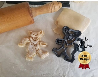 Grateful Dead Cookie Cutter - Dead Bear #1