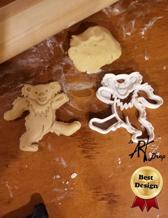 Grateful Dead Cookie Cutter - Dead Bear #5 - Etsy