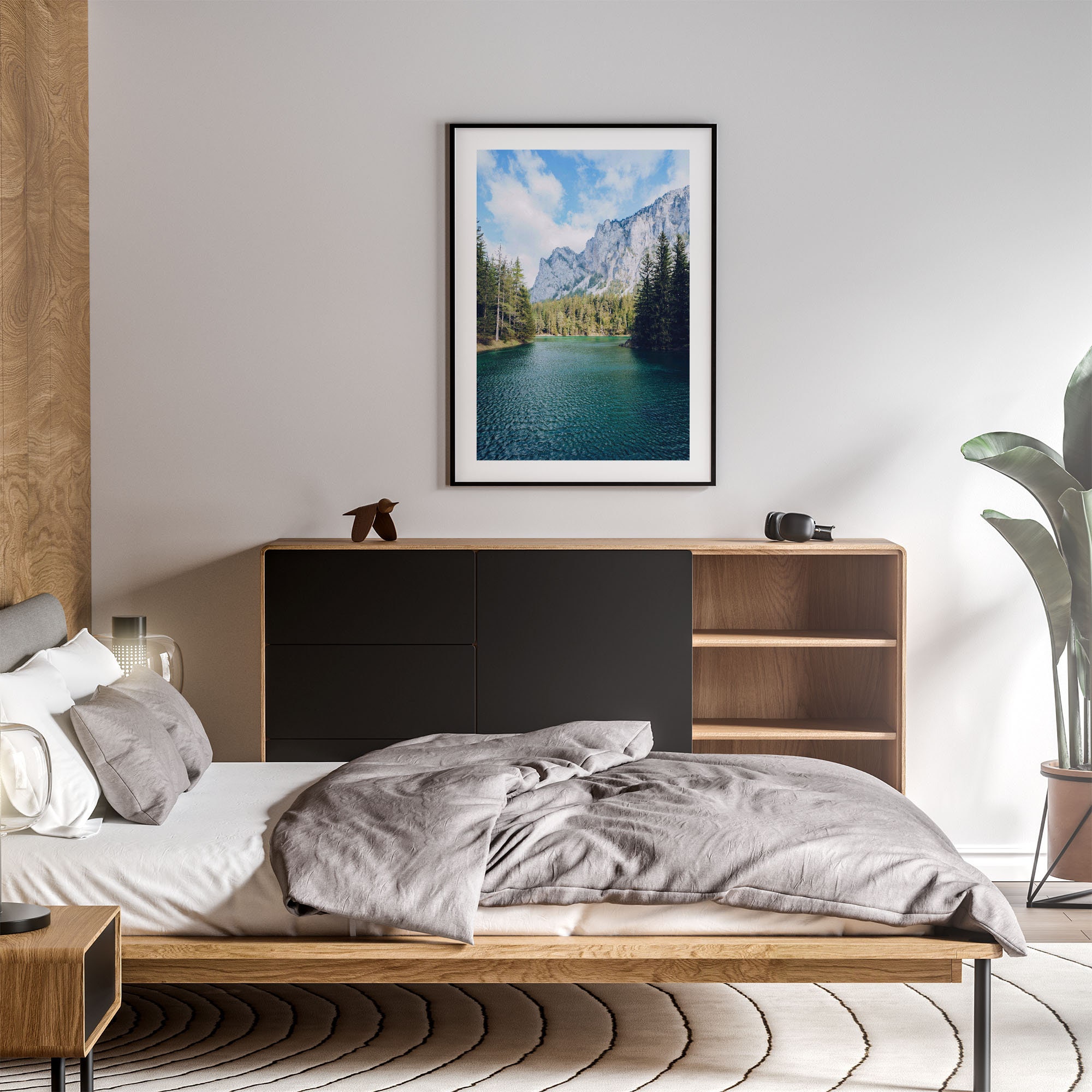 Lake Wall Art Print Landscape Canvas Print Printable Art | Etsy