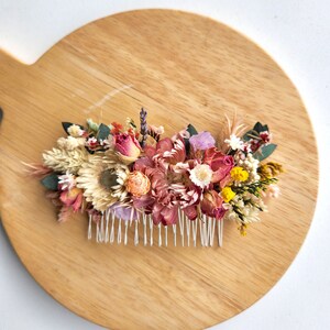 Wildflower Dried Flower Combs, Wedding Flower Arrangement