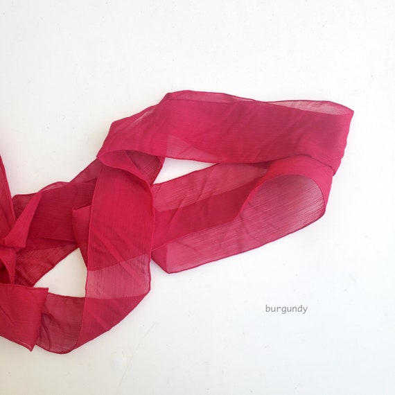 Crinkle Chiffon Ribbon - 2 Wide Online Ribbon - May Arts Ribbon