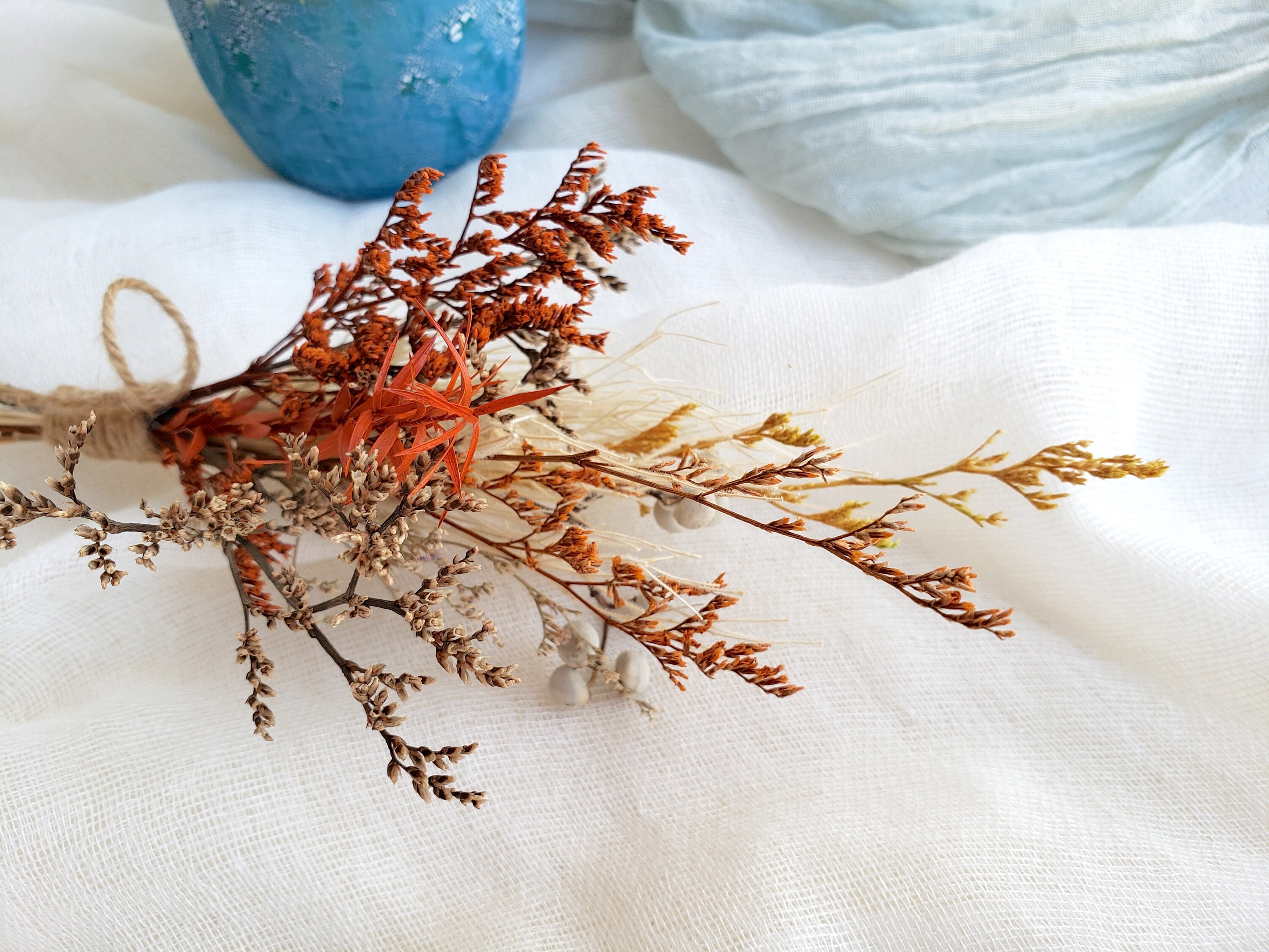 Dried Flower Bunch Small Dried Flower Bouquet Floral Etsy