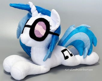 17" Plushie Pony Vinyl Scratch Handmade