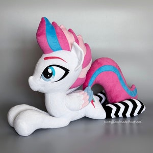 24" Big Plushie Pony Plush Zipp Storm With Socks Handmade