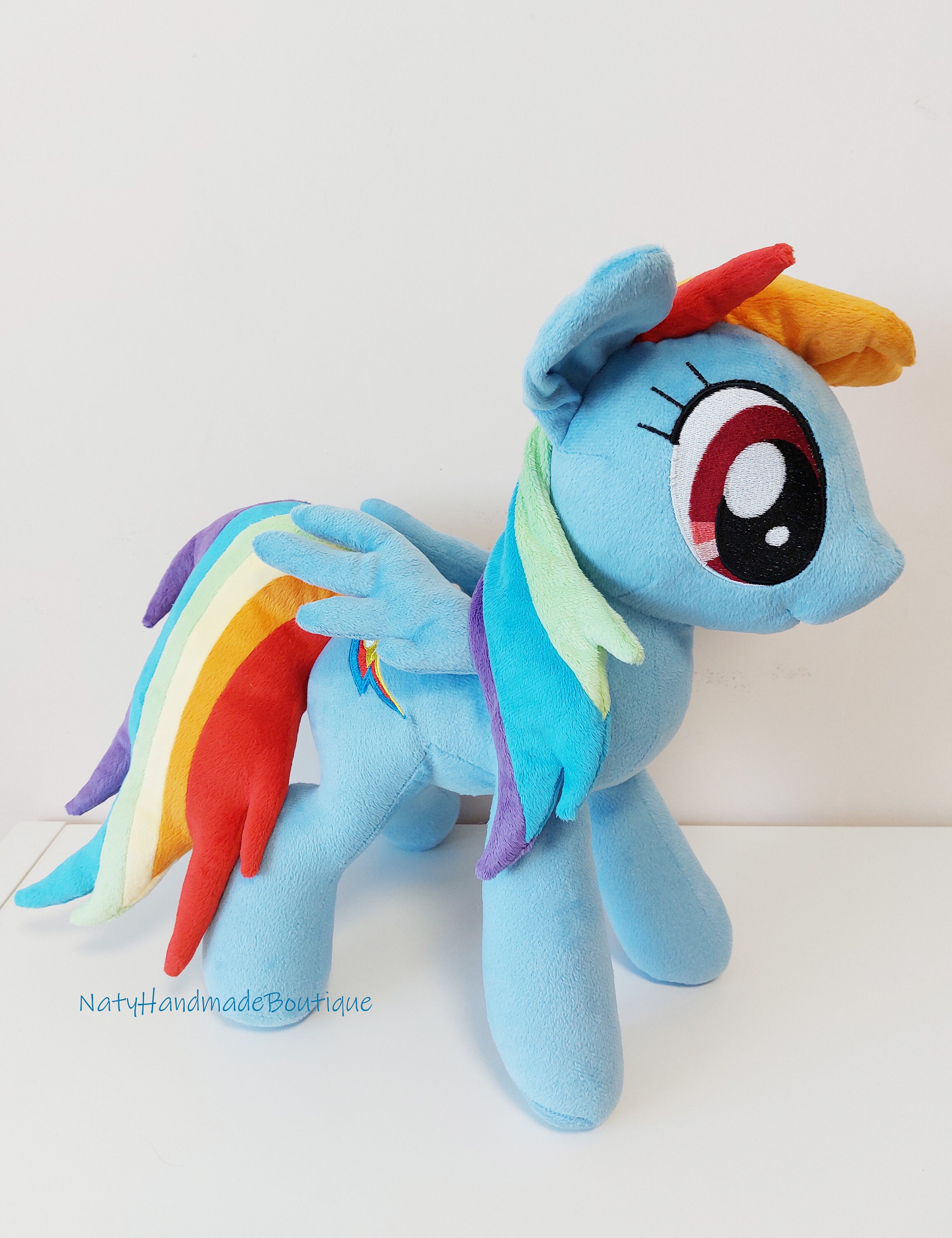 big rainbow dash plush
