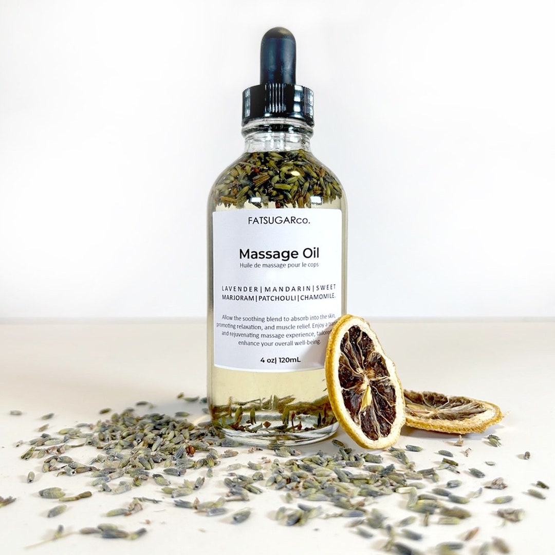 Luxurious Body & Massage Oil - Fast-absorbing Essential Blend| Soothe ...