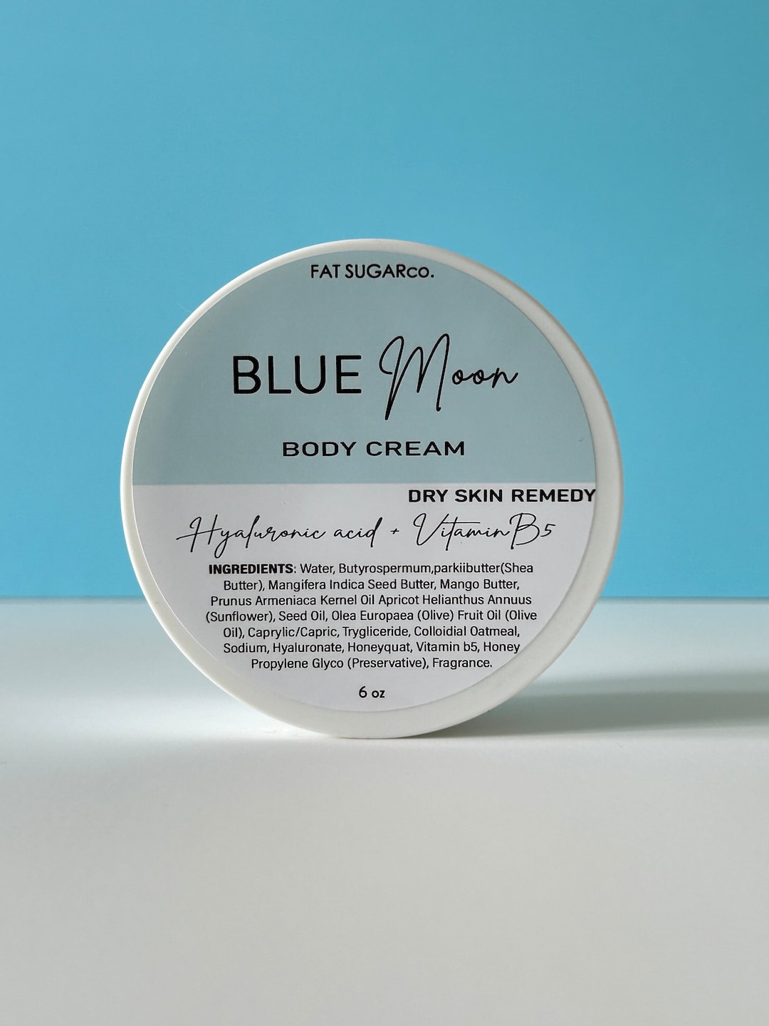 Body Cream With Shea & Mango Butter and Hyaluronic Acid Dry Skin Etsy