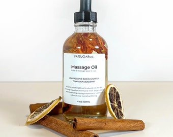 Luxurious Massage Oil: Fast-Absorbing Essential Oil Blend