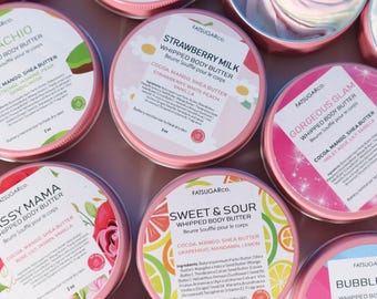 Whipped Body Butter | Choose Your Scent | wholesale Skincare | Soft, Glowing, Moisturizer