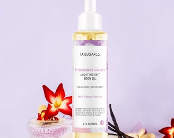 Lightweight Body Oil | Jojoba, Papaya & Rosehip Oils