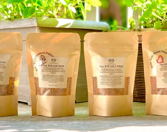 Sample PACK 2.5 oz. Seasoning Blends | The Original | Vegan | Low Carb | Low Sodium | Salt Free | Divine Heat |