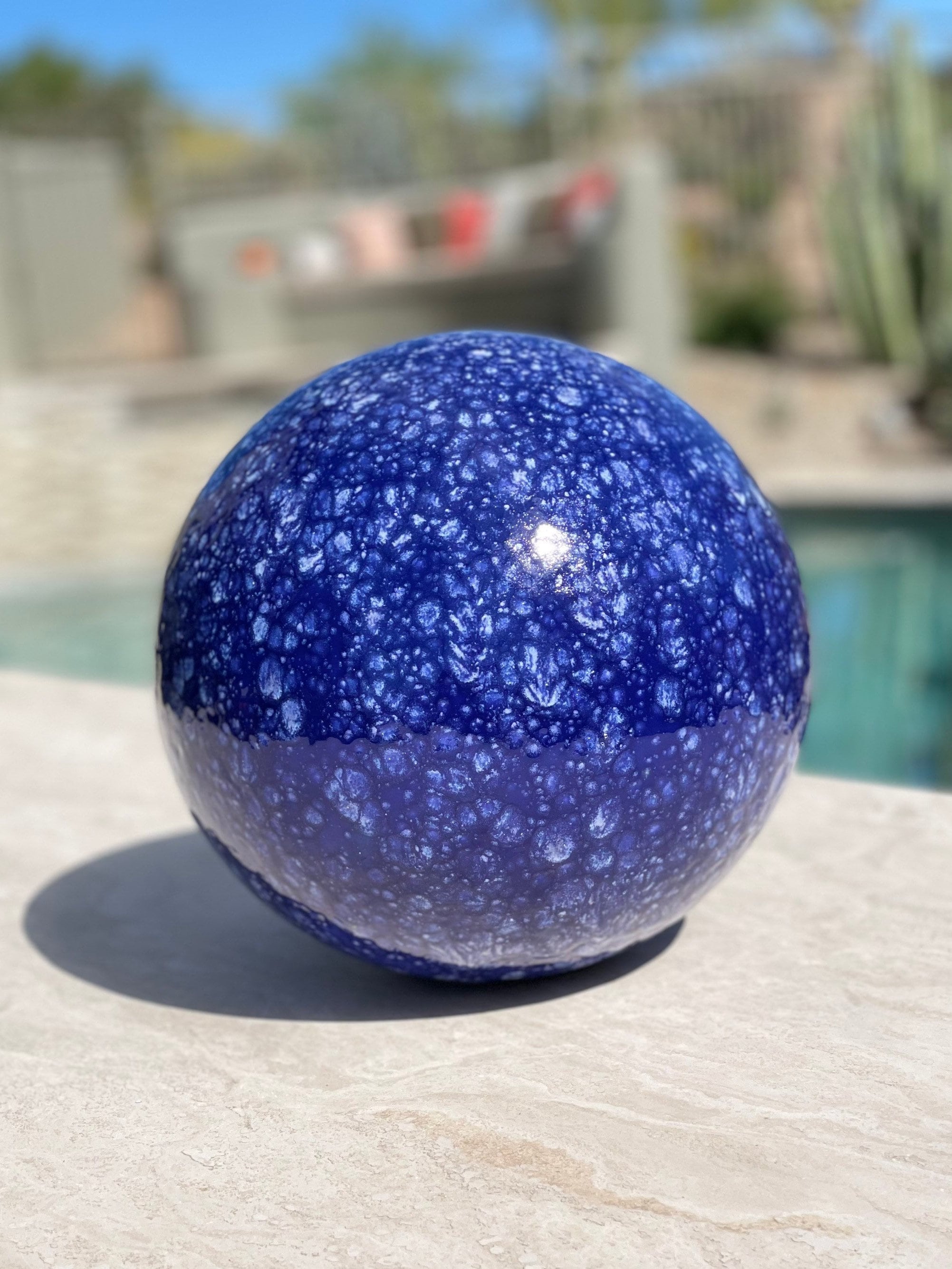 キャンバスアート 3点セット COBALT GARDEN コバルトガーデンジェル Large Ceramic Ball Cobalt Blue ~ 9