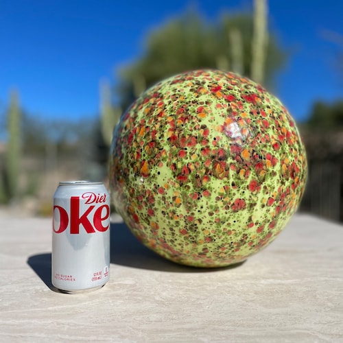 Extra Large Ceramic Ball Green 11