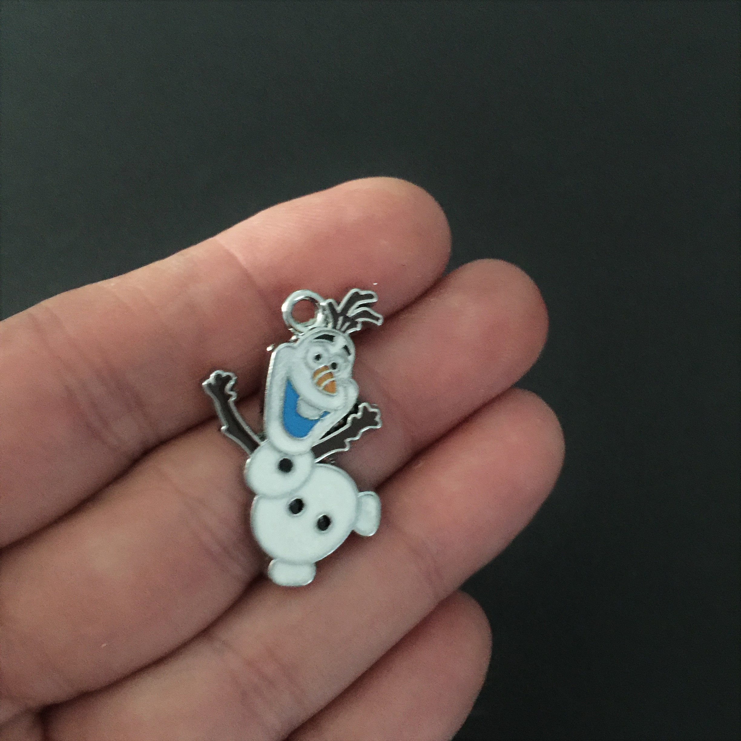 Frozen Olaf charm charms enamel charm enamel charms Disney Etsy