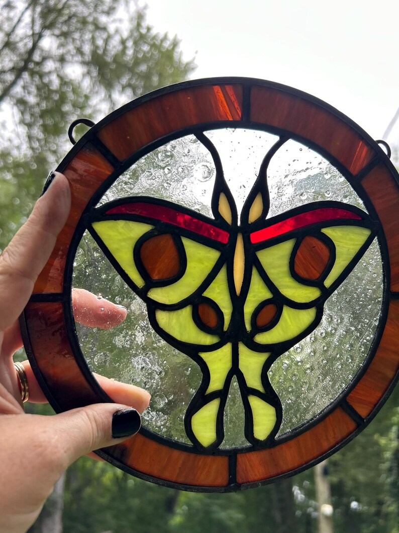 Stained Glass Luna Moth Pattern/template for Instant Digital Download ...