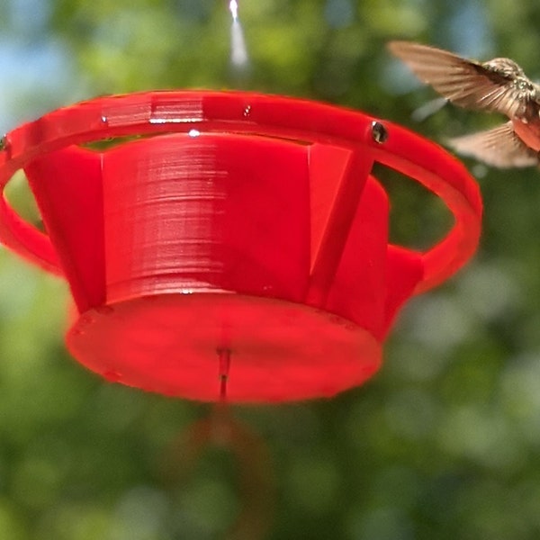 Hummingbird Feeder Ant Moat/Waterer - Extra large Ant moat & bird drinker. Keeps ants out of hummer feeders! Great Gift for birds!