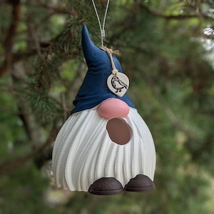 Bird house - A whimsical Gnome Birdhouse for outdoors- handmade Gift idea to friends , birds, Mother's day, housewarming for garden & home.