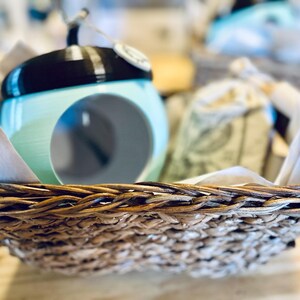 Acorn Bird Feeder: Modern Whimsical Hanging Birdfeeder image 11