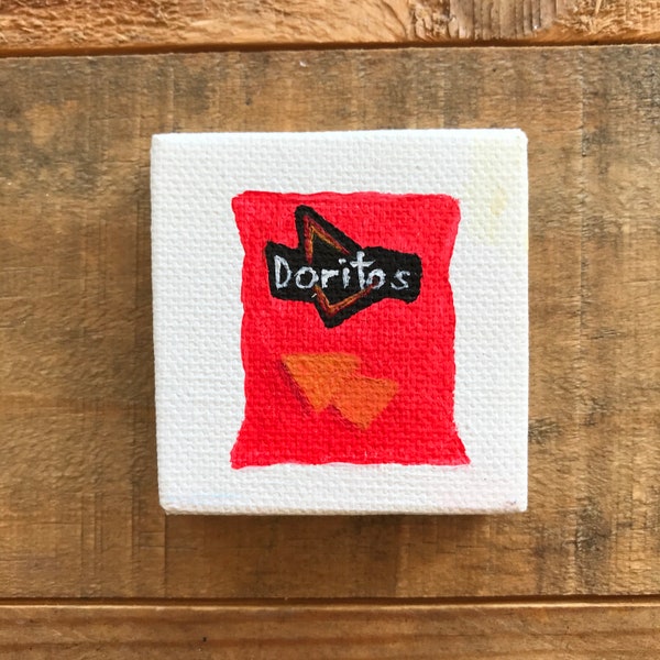 Tinycraving painting - Nacho cheese Doritos