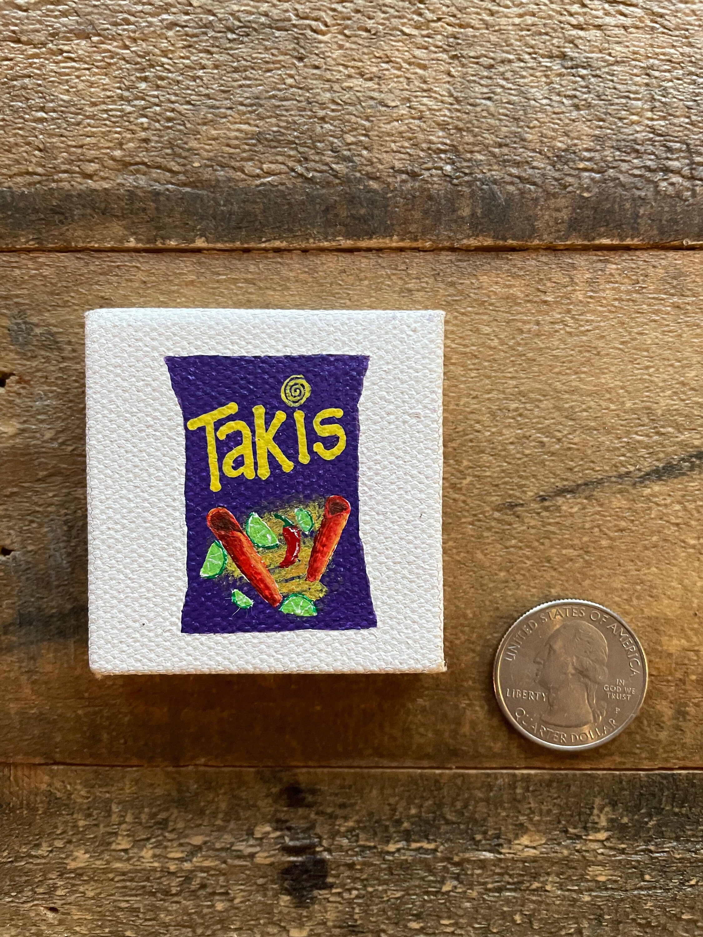 Tinycraving Painting - Takis - Etsy