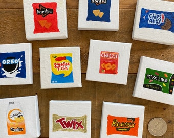 Set of 3 Custom Tinycraving paintings