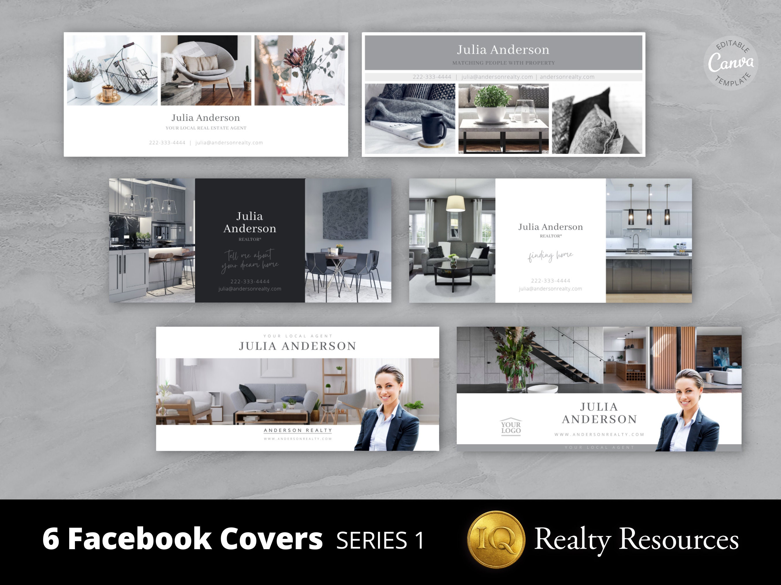 6 Real Estate Facebook Cover Banners Social Media Banner Etsy Canada