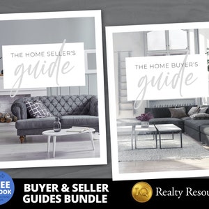 Listing Presentation for Real Estate, Buyer Seller Guide Bundle,  Buyer Presentation, Business Templates, Realtor Marketing, Canva Templates