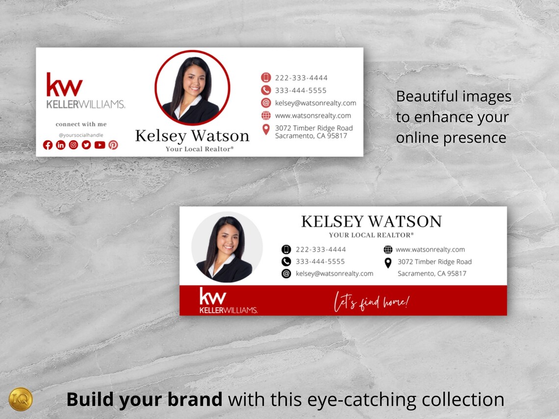 Email Signature Template Bundle, 7 Signature Templates, Real Estate ...
