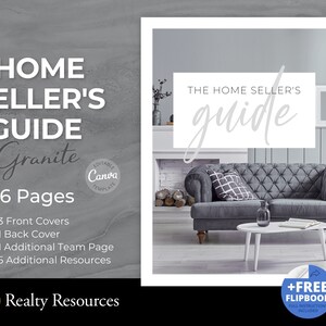 Listing Presentation for Real Estate, Seller Guide,  Packet, Real Estate Marketing, Business Templates, Canva Templates, Digital Download